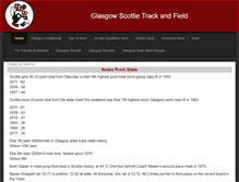 Tablet Screenshot of glasgowtrack.com